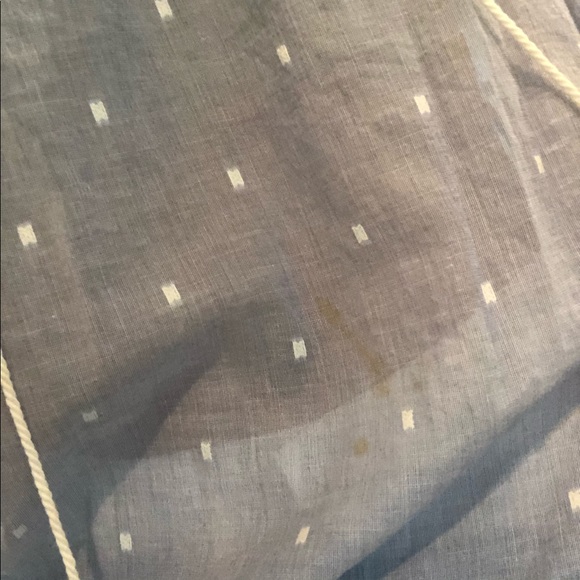 Jcrew Flowy Light Blue Pattern Tunic top - Picture 4 of 5